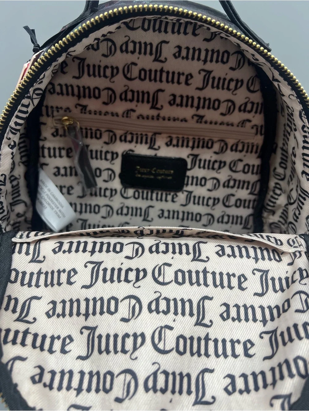 Juicy couture backpack purse